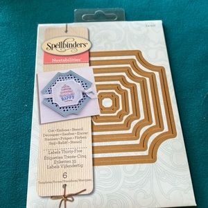 NWT Spellbinders Labels Thirty-Five Dies S4-417